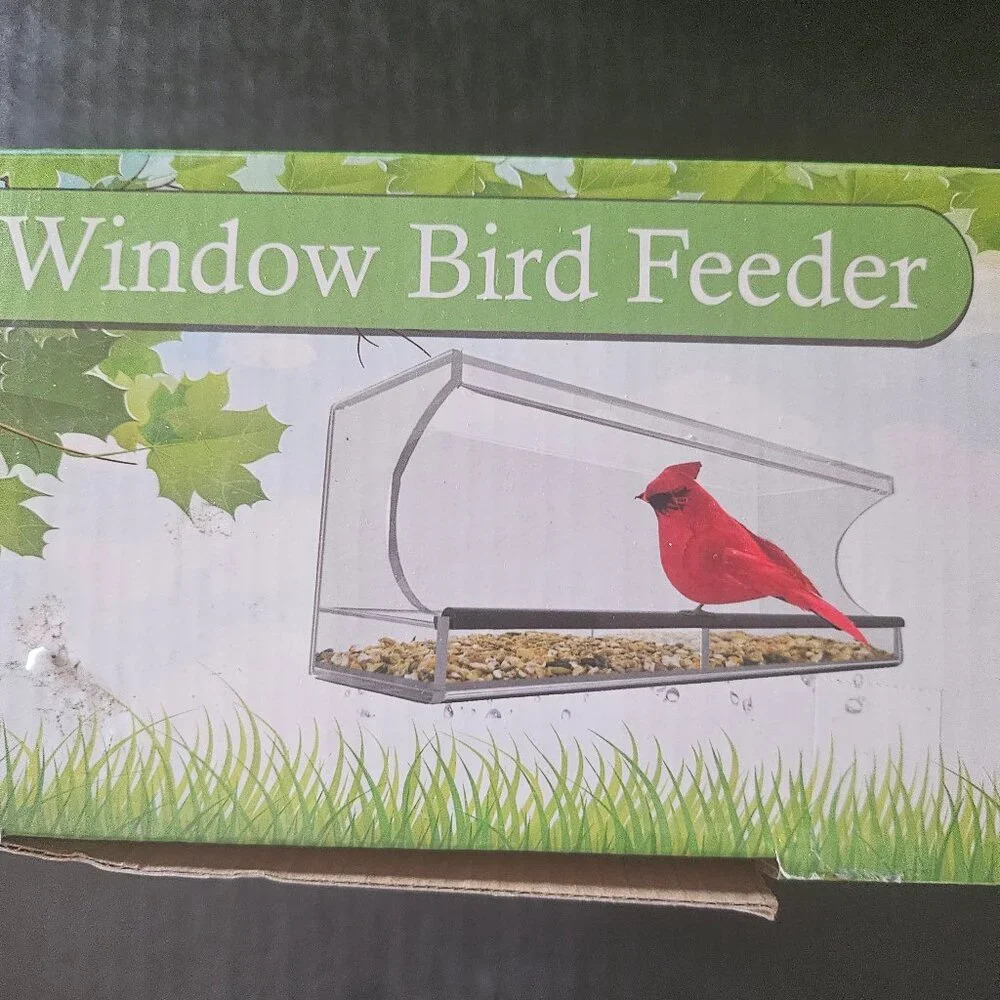 Lizard Brand Window Bird Feeder Clear View For Bird Watching Acrylic